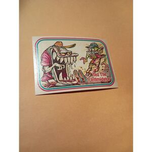 1988 Leaf Awesome All Stars Trading Card 28 Ted the Intimidator Baseball Parody